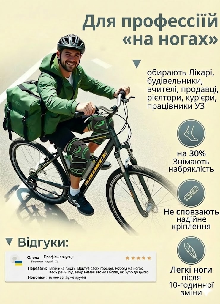 Фіксатор колінного суглоба — ортез для підтримки коліна, зменшення болю та стабілізації під час руху