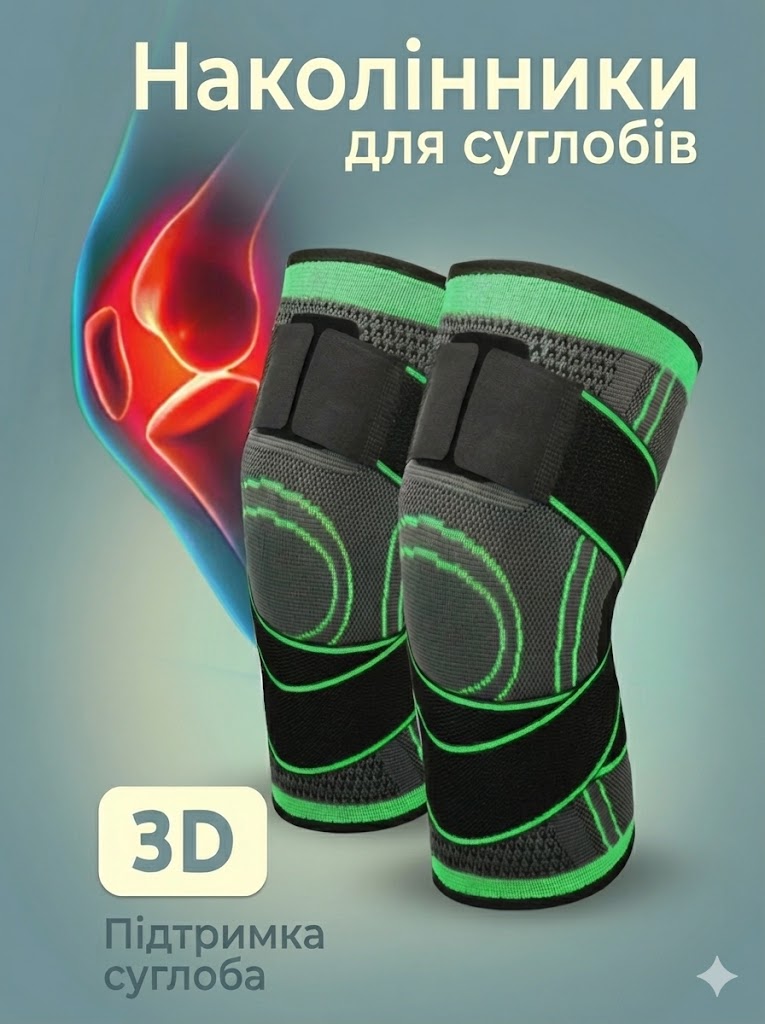 Фіксатор колінного суглоба — ортез для підтримки коліна, зменшення болю та стабілізації під час руху